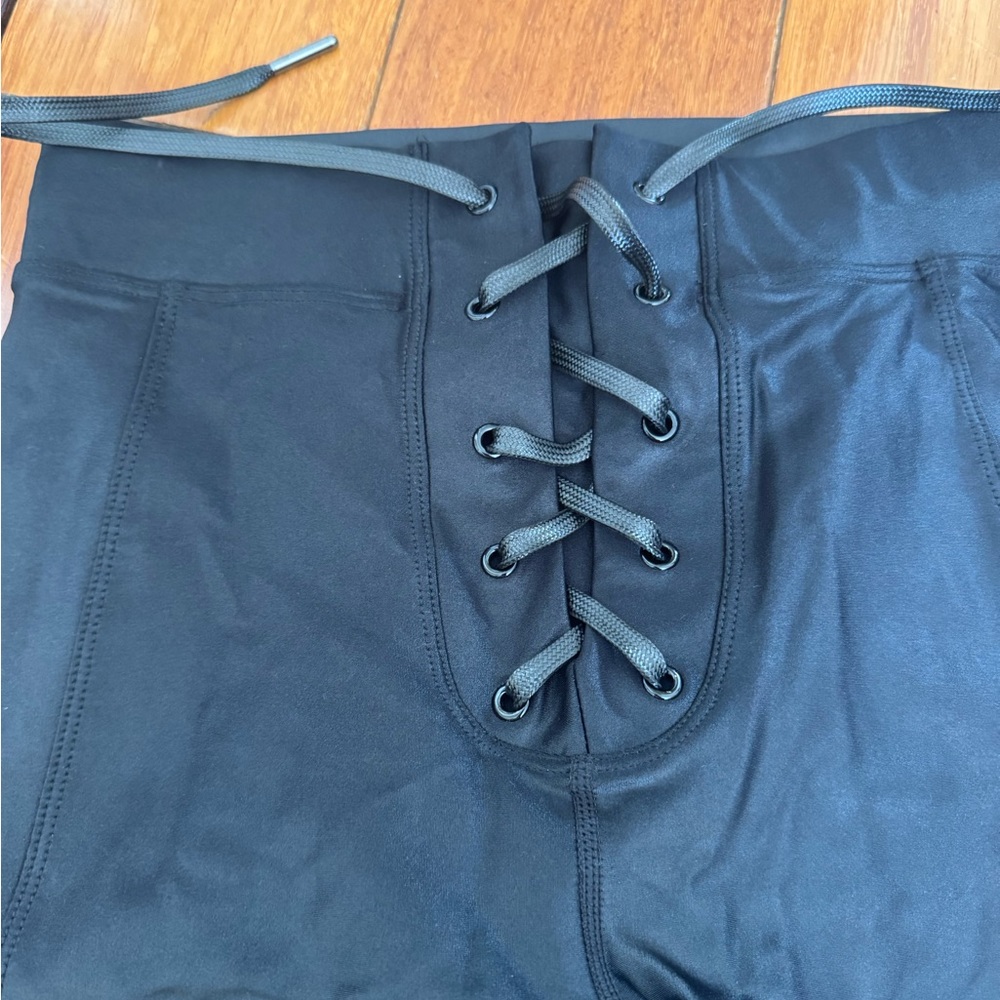 Good American lace up leggings